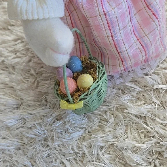 Spring Decor Avon Dolled Up Bunny Easter Home Girl Dress - Picture 14 of 17